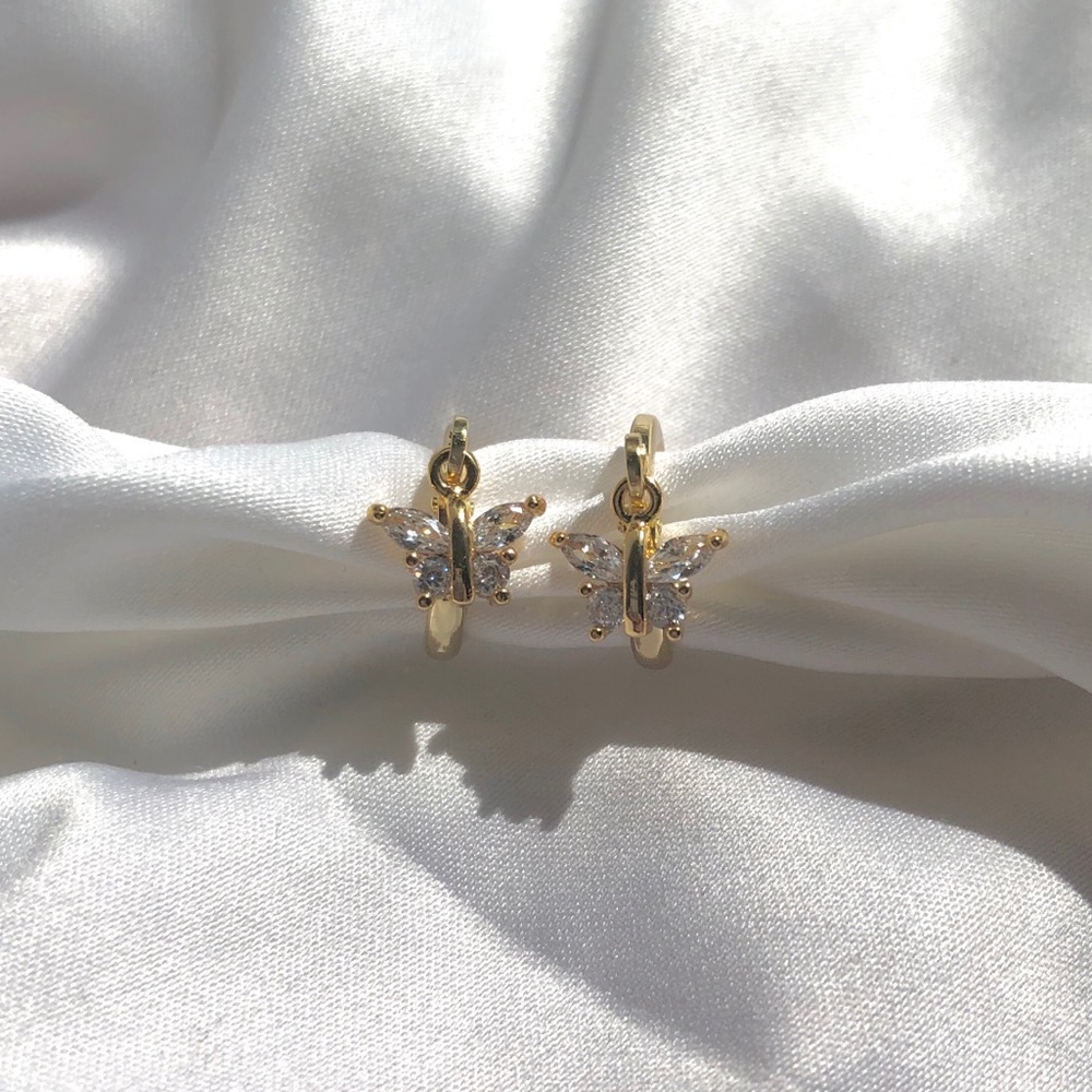 Dainty Butterfly Earrings